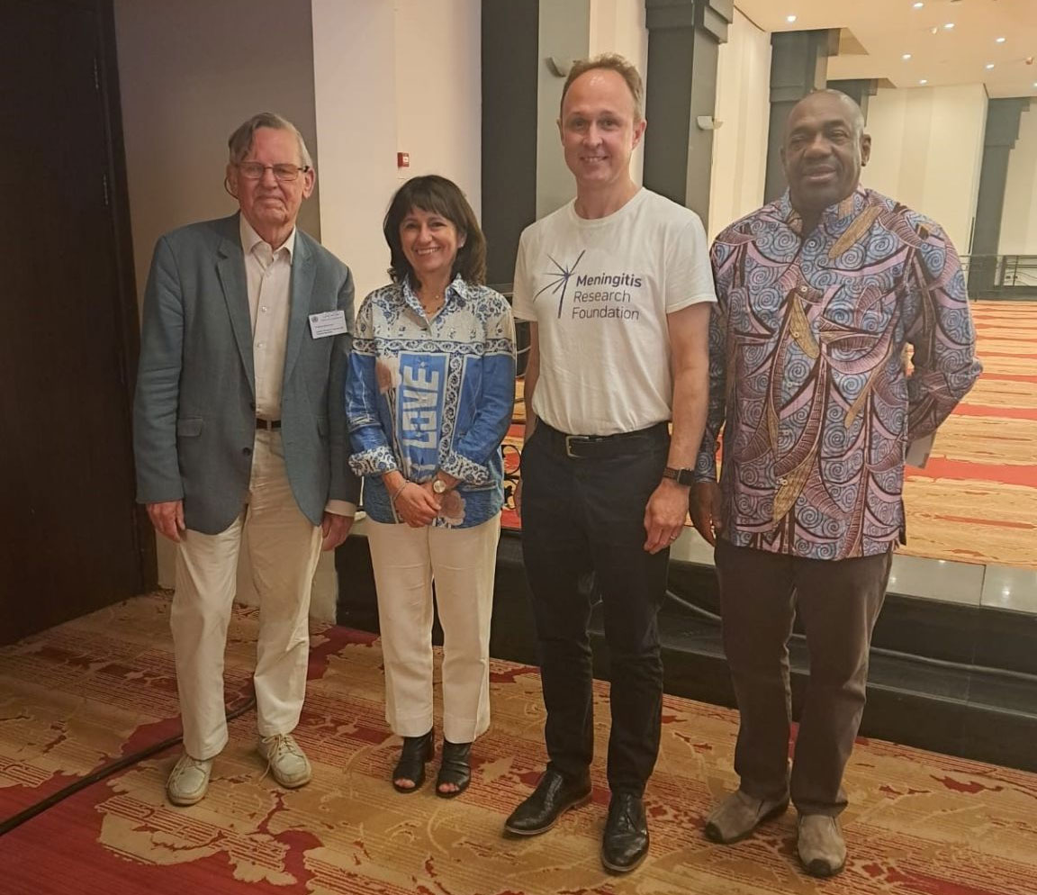 Vinny at the World Health Organization’s Technical Task Force meeting for the Global Road Map to Defeat Meningitis by 2030, Jordan, June 2023